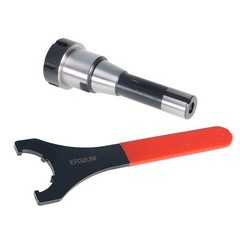 R8 7/16″ Thread Collet Chuck Holder Fixed CNC Lathe+25-45 Spanner ER32
