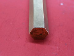 3/4″ C360 BRASS HEX BAR STOCK 6″ long .75″ Flat to Flat 1/2 Hard H02 Cut New