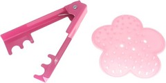 Rose Thorn Stripper Tool Set Pink Soft Plastic Metal