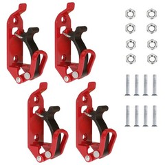 4PCS Shovel Holder for Truck,Shovel Mount for Roof Rack Adjusts Metal Rubber Axe