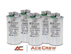35/5 Dual Run Capacitor Lot of 5 MFD/UF 450VAC AC Electric Motor =LIFE WARRANTY=