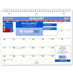 2026 At-A-Glance PM170-28, Monthly Desk-Wall Calendar, 11 x 8-1/2″