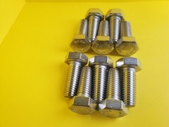 M12 X 1.75 – 30mm Stainless Steel Metric 12 x 30 Hex Head 10 Bolts Screw Unbrako