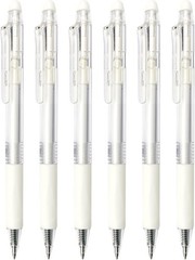 6 Pcs Erasable Gel Pens Retractable Gel Ink Pens Erasable Pen 0.5mm Fine Point