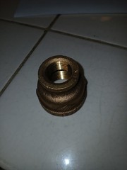 6RCZ0 Reducing Coupling, Red Brass, 1 x 1/2 in 6RCZ0