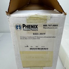 20 Count Phenix RRI-3019 12 Column PP Reservoir Pyramidal Bottom 21ml