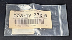10 new Brinkmann 023-49-370-5 Vibratome Microtome Knife Blades F, Tissue Chopper