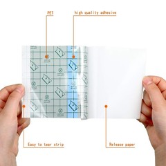 BBTO 50 Pieces Transparent Clear 6×6 Inch (Pack of 50), As Picture Shown