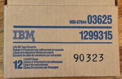 Box of 12 IBM Lift-Off Tape Cassette for Typewriters – 1299315