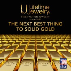 LIFETIME JEWELRY 5mm Cuban Link Chain Necklace for Women and Men 24k Gold Pla…