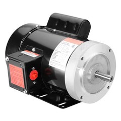 1HP Electric Motor 1725RPM AC115V/230V 56C Frame 1-Phase 5/8″ Keyed Shaft