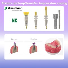 US Fit Straumann Analog Scan Body Transfer Healing Abutment Cap ITI Bone Level