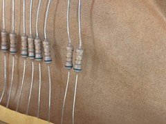 Roll Of 3000+ 6.8Ω OHM Resistors RCD Components CF505-6%8-JT 5% DIP Through Hole