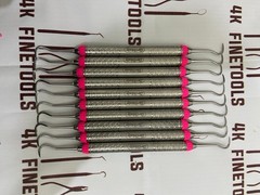 Lot of 10 Hu Friedy R138 (Monata Jack) Curved Sickle Scalers