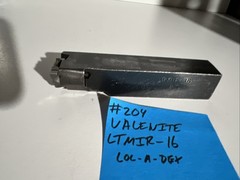 valenite LTMIR-16 Indexible Carbide Lathe Toolholder 5”OAL 1”Shank Threading Tur