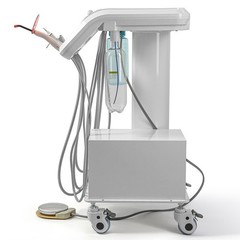 Portable Mobile Dental Delivery Unit Treatment Compressor Syringe Suction 4 Hole