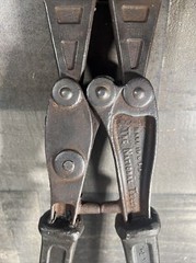 National Telephone Supply Co. Nicropress 51 plum Oval Manual Swaging Tool. ID10