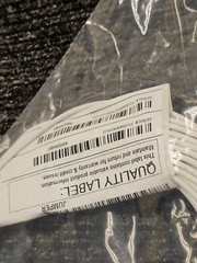 (QTY2) CORNING 444401UR1BF050F Fiber Optic Patch Cable 50 ft
