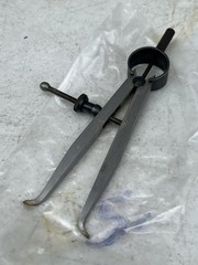 vintage ALVIN Germany Drafting Machinist 4″ inside Calipers Dividers w/ Spring