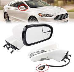 Right Passenger Side Mirror Assembly Compatible with Ford Fusion 2016-2020 Power