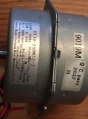 Foshan Shunde Y Y30-2ADM52-3 120 V 60Hz 52 W o.45 A Cl E 2600r/min Motor