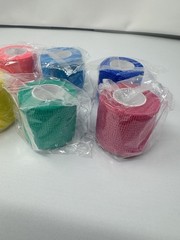 KISEER Self Adhesive Bandage Wrap 10 Rolls 2” x 5 Yards Mixed Colors New