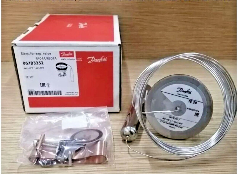 1PC- Danfoss 067B3352 Element for expansion valve,TE 20, R404A/R507A- NEW
