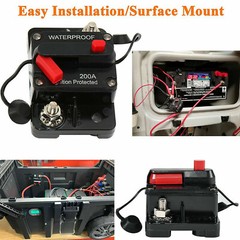 30A-300A Amp Circuit Breaker Audio Fuse 12V-48V DC Car Boat Manual Reset Switch