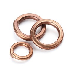 Brass Split Lock Washers Bronze Spring Square Section M3 M4 M5 M6 M8 M10 M12