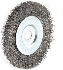 Coarse Wire Wheel Brush 4-Inch x .012-Inch for Rust Removal & Surface Cleaning