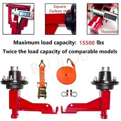New upgrade Superior Shipping Container Wheels ，8×6.5 Lug ，container accessories