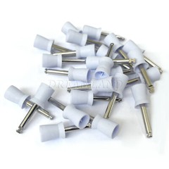 100 Pcs Dental Polishing Prophy Prophylaxis Cups Latch Type Rubber Polisher