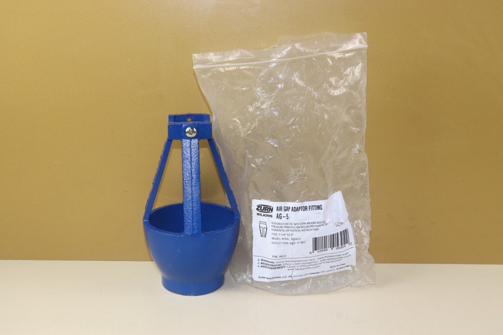 Wilkins Zurn Air Gap Adapter Fitting AG-5 1-1/4″ to 2″ Model 975 Missing 1 Screw