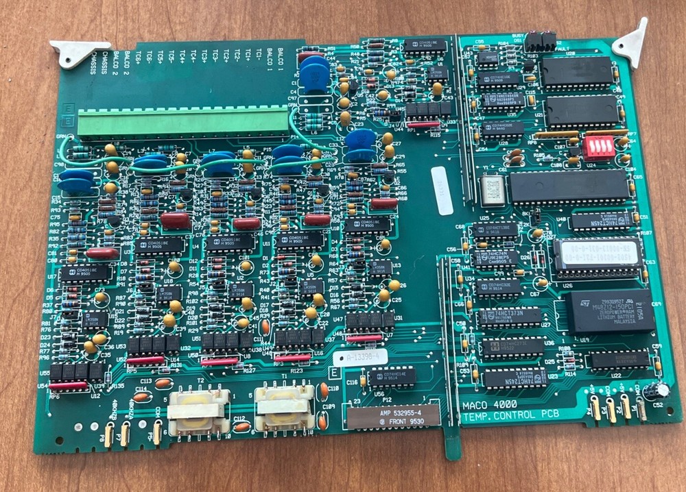 🔥Barber Colman A-13398-4 MACO 4000 Temp Control PCB, Used, Free Ship🇺🇸