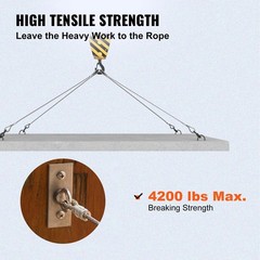 VEVOR T316 1000ft Stainless Steel Cable 3/16″ 1×19 Wire Rope Cable Railing Kit