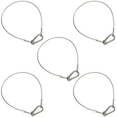 Stage Light Safety Cable Stainless Steel Security Wire Heavy Duty 5 Pieces USNew