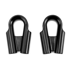 Pack of 2 15mm Wire Rope Thimbles with Industrial Strength and Polished Finish