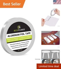 0.5 Inch x 27 Yards Aluminum Foil Tape – Heat Reflective, Moisture Resistant