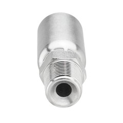 12 x 3/8″ I.D. Hose x 3/8″ NPTF Male Hydraulic Hose End Crimp Fitting W/ Cover