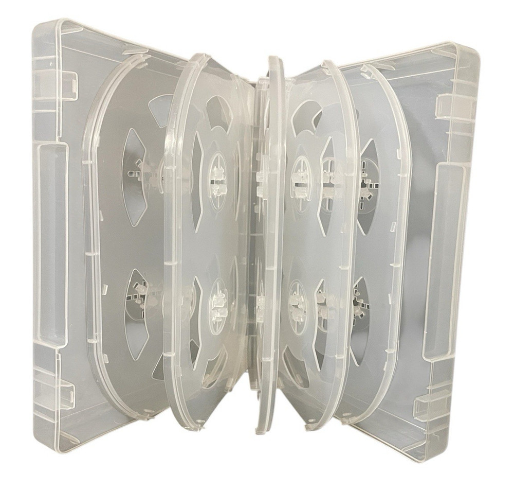 24 Disc DVD Chubby Case Clear Blu-ray Replacement 36.51 mm