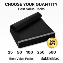 Black Poly Mailers Self Seal Shipping Bags Mailing Envelopes Bulk Choose Size
