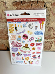 bloom daily planners New Holiday Seasonal Sticker Sheets 6 Sheets 250+