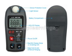 Lux meter 0~200,000lux Range light meter illuminometer lux/fc photometer Tester
