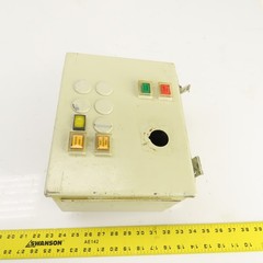 Hoffman A-10086CH 10 x 8 x 6″ Electrical Enclosure (No Backplate) 5 Push Buttons