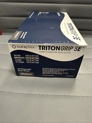 TRITONGRIP SE Gloves, Blue Nitrile, Powder Free Size Medium Case of 1000 Gloves