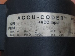 💥ACCU-CODER 725N-S-S-2500-Q-OC-Q-F-N-S-N-N ENCODER