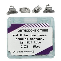20 Sets Orthodontic Buccal Tubes Roth MBT 022 1st 2nd Molar ortodoncia Monoblock