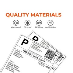 40 Rolls 4″x6″ Direct Thermal Shipping Labels for 1744907 Dymo 4XL LabelWriter