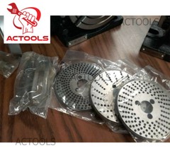 6″ inch Horizontal Vertical 3 slot Rotary table, Dividing plates, tailstock USA