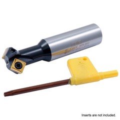 45 DEGREE 1″ X 3/4 SHANK 2-INSERT INDEXABLE CHAMERING END MILL (2076-0001)